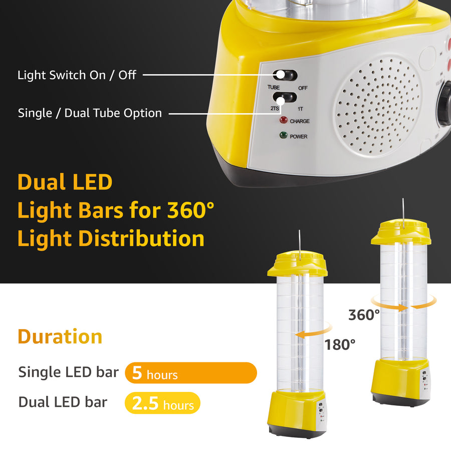 Rechargeable Emergency LED Lantern with Car Adapter (EL-1830LED)