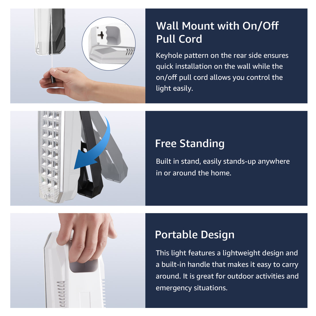 Rechargeable Emergency Light (EL-4498OL)